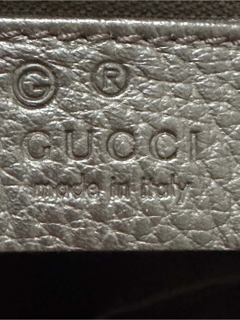 Gucci coated canvas